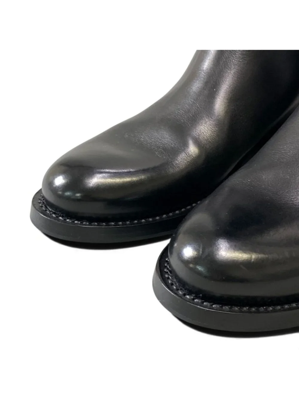 Prada Buckle Boot Black